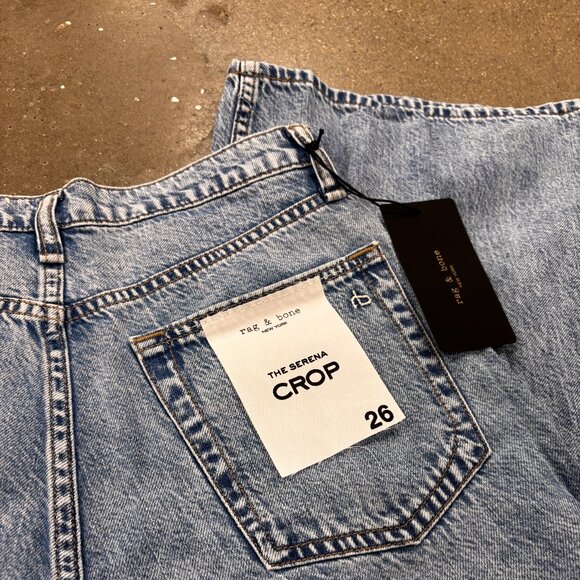 NWT Rag & Bone / Rag and Bone The Serena Crop Jeans in Lansdale - Picture 9 of 9